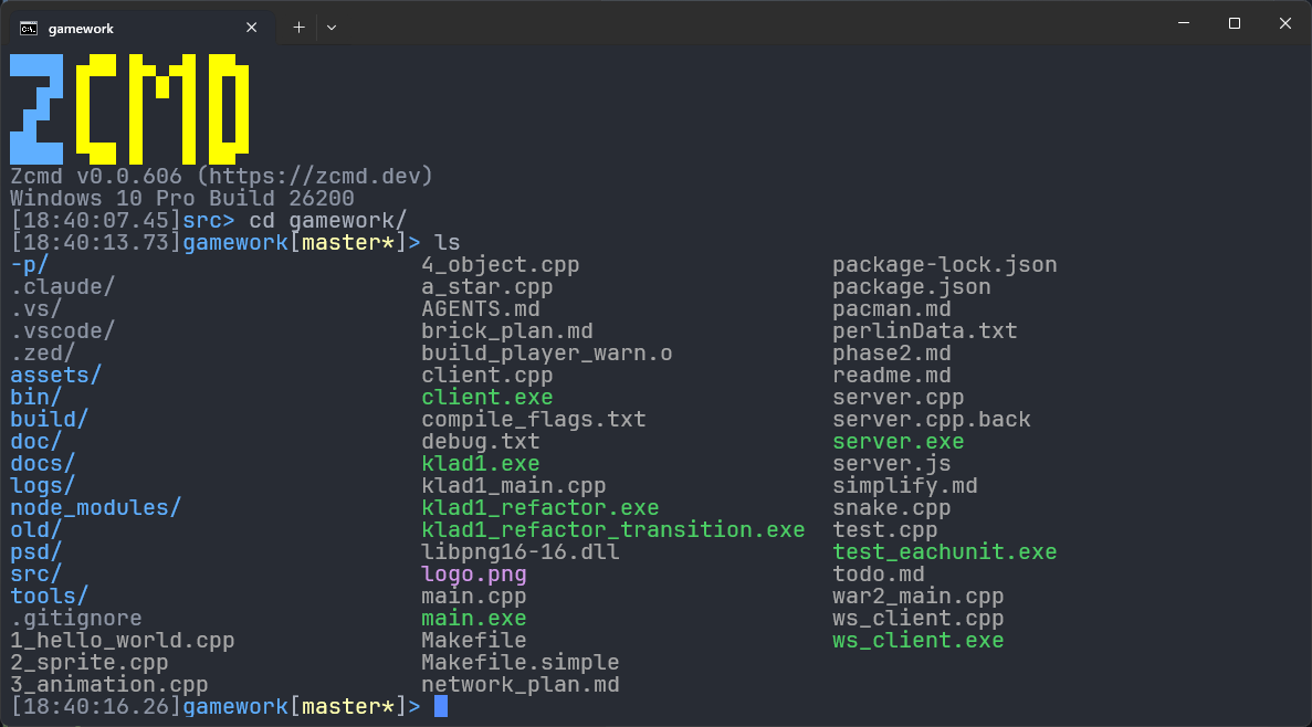 Zcmd Zcmd - Portable Windows Shell Replacement for cmd.exe and PowerShell
